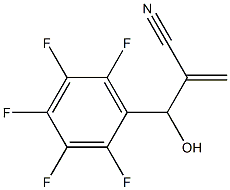 2-[hydroxy(2,3,4,5,6-pentafluorophenyl)methyl]prop-2-enenitrile Structure