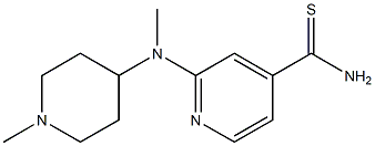 2-[methyl(1-methylpiperidin-4-yl)amino]pyridine-4-carbothioamide