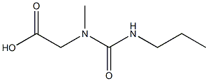 2-[methyl(propylcarbamoyl)amino]acetic acid