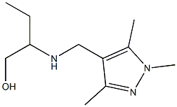 2-{[(1,3,5-trimethyl-1H-pyrazol-4-yl)methyl]amino}butan-1-ol Structure