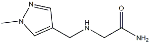  2-{[(1-methyl-1H-pyrazol-4-yl)methyl]amino}acetamide