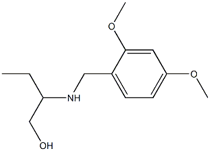 2-{[(2,4-dimethoxyphenyl)methyl]amino}butan-1-ol 结构式