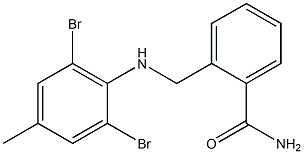 2-{[(2,6-dibromo-4-methylphenyl)amino]methyl}benzamide