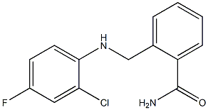 2-{[(2-chloro-4-fluorophenyl)amino]methyl}benzamide