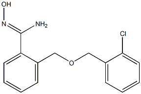 2-{[(2-chlorobenzyl)oxy]methyl}-N'-hydroxybenzenecarboximidamide Structure