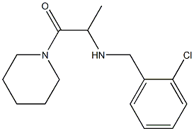 2-{[(2-chlorophenyl)methyl]amino}-1-(piperidin-1-yl)propan-1-one|