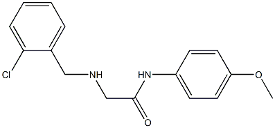 2-{[(2-chlorophenyl)methyl]amino}-N-(4-methoxyphenyl)acetamide