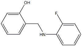 2-{[(2-fluorophenyl)amino]methyl}phenol Structure