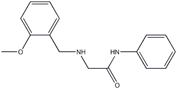 2-{[(2-methoxyphenyl)methyl]amino}-N-phenylacetamide Structure