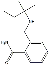 2-{[(2-methylbutan-2-yl)amino]methyl}benzamide,,结构式