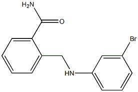  2-{[(3-bromophenyl)amino]methyl}benzamide