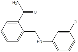 2-{[(3-chlorophenyl)amino]methyl}benzamide Structure