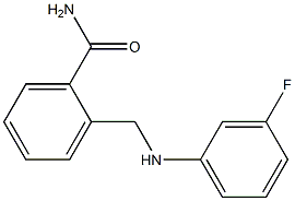 2-{[(3-fluorophenyl)amino]methyl}benzamide