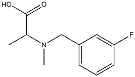 2-{[(3-fluorophenyl)methyl](methyl)amino}propanoic acid