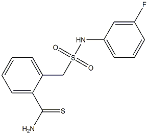 2-{[(3-fluorophenyl)sulfamoyl]methyl}benzene-1-carbothioamide