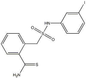 2-{[(3-iodophenyl)sulfamoyl]methyl}benzene-1-carbothioamide