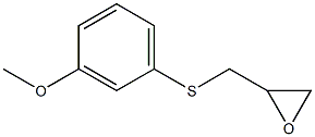 2-{[(3-methoxyphenyl)sulfanyl]methyl}oxirane,,结构式