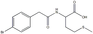 2-{[(4-bromophenyl)acetyl]amino}-4-(methylthio)butanoic acid