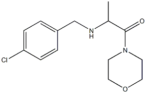 2-{[(4-chlorophenyl)methyl]amino}-1-(morpholin-4-yl)propan-1-one|