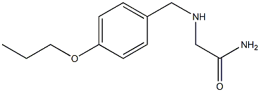 2-{[(4-propoxyphenyl)methyl]amino}acetamide