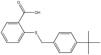 2-{[(4-tert-butylphenyl)methyl]sulfanyl}benzoic acid