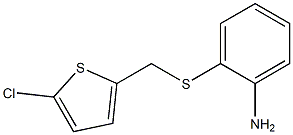 2-{[(5-chlorothien-2-yl)methyl]thio}aniline Structure