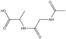  2-{[(acetylamino)acetyl]amino}propanoic acid