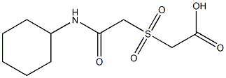  2-{[(cyclohexylcarbamoyl)methane]sulfonyl}acetic acid