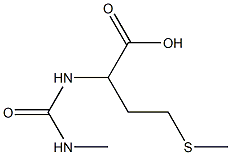 2-{[(methylamino)carbonyl]amino}-4-(methylthio)butanoic acid 化学構造式