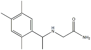 2-{[1-(2,4,5-trimethylphenyl)ethyl]amino}acetamide