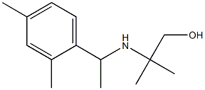 2-{[1-(2,4-dimethylphenyl)ethyl]amino}-2-methylpropan-1-ol Structure