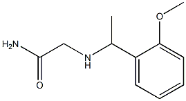 2-{[1-(2-methoxyphenyl)ethyl]amino}acetamide|