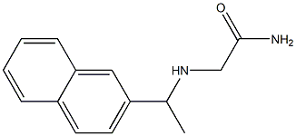 2-{[1-(2-naphthyl)ethyl]amino}acetamide Structure