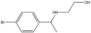 2-{[1-(4-bromophenyl)ethyl]amino}ethan-1-ol Structure