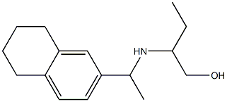 2-{[1-(5,6,7,8-tetrahydronaphthalen-2-yl)ethyl]amino}butan-1-ol 结构式