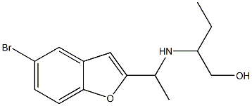 2-{[1-(5-bromo-1-benzofuran-2-yl)ethyl]amino}butan-1-ol