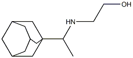 2-{[1-(adamantan-1-yl)ethyl]amino}ethan-1-ol Struktur