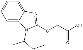 2-{[1-(butan-2-yl)-1H-1,3-benzodiazol-2-yl]sulfanyl}acetic acid