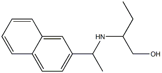 2-{[1-(naphthalen-2-yl)ethyl]amino}butan-1-ol Structure