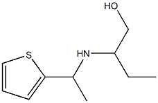 2-{[1-(thiophen-2-yl)ethyl]amino}butan-1-ol 结构式