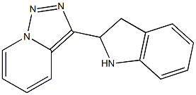 2-{[1,2,4]triazolo[3,4-a]pyridin-3-yl}-2,3-dihydro-1H-indole,,结构式