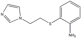 2-{[2-(1H-imidazol-1-yl)ethyl]sulfanyl}aniline Struktur