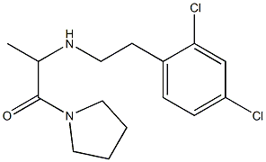 2-{[2-(2,4-dichlorophenyl)ethyl]amino}-1-(pyrrolidin-1-yl)propan-1-one