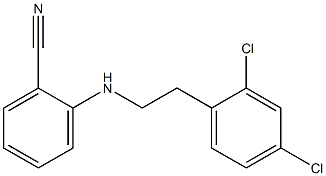 2-{[2-(2,4-dichlorophenyl)ethyl]amino}benzonitrile Structure