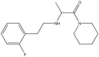 2-{[2-(2-fluorophenyl)ethyl]amino}-1-(piperidin-1-yl)propan-1-one