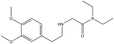 2-{[2-(3,4-dimethoxyphenyl)ethyl]amino}-N,N-diethylacetamide