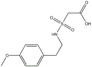 2-{[2-(4-methoxyphenyl)ethyl]sulfamoyl}acetic acid