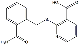 2-{[2-(aminocarbonyl)benzyl]thio}nicotinic acid