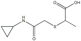  2-{[2-(cyclopropylamino)-2-oxoethyl]thio}propanoic acid