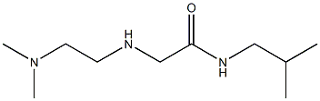 2-{[2-(dimethylamino)ethyl]amino}-N-(2-methylpropyl)acetamide,,结构式